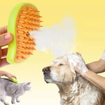 Peigne de massage en spray pour animaux de compagnie