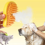 Peigne de massage en spray pour animaux de compagnie