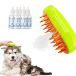 Peigne de massage en spray pour animaux de compagnie