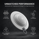 Capteur de Cheveux en Silicone &amp; Filtre Anti-Obstruction