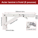 Support de partition triangulaire pliable
