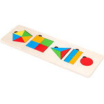 Jeu de Tri en Bois avec Formes Géométriques