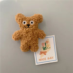 Autocollant de réfrigérateur stéréo 3D ours mignon