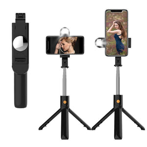 Trépied pour Perche à Selfie avec Télécommande Bluetooth