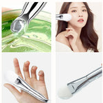 Brosse à poils doux et masque en silicone