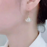 Boucles D'oreilles Ginkgo Uniques Et Élégantes