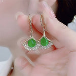 Boucles D'oreilles Ginkgo Uniques Et Élégantes