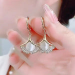 Boucles D'oreilles Ginkgo Uniques Et Élégantes