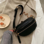 Chic Sac Poitrine Coquillage en PU