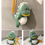 Ciaovie™ Sac d'épaule de Dinosaure de Dessin Animé en Peluche