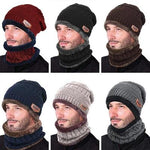 Ciaovie™ Ensemble Hiver Bonnet avec Écharpe en Tricot