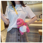 Ciaovie™ Sac d'épaule de Dinosaure de Dessin Animé en Peluche