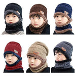 Ciaovie™ Ensemble Hiver Bonnet avec Écharpe en Tricot