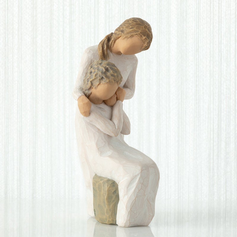 Statue Parent-enfant Décoration en Résine