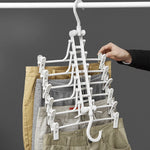 Ciaovie™ 6 en 1 Cintres en Plastique Pliables avec Crochets