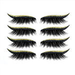 Autocollants Imperméables et Réutilisables pour Eye-liner et Cils