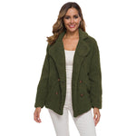 Ciaovie ™ Veste en Peluche pour Femmes en Polaire