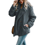 Ciaovie ™ Veste en Peluche pour Femmes en Polaire