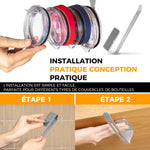 Organisateur de couvercles de gobelets d'armoire