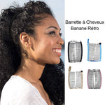 Ciaovie™ Barrette à Cheveux Banane Rétro