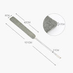 Écart de poussière brosse à long manche