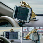 Support de Clip Rotatif de Smartphone de Voiture (En Forme De Léopard)