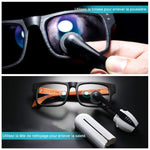 Ciaovie™ Brosse de Nettoyage pour Lunettes Portable