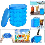 Seau à Glaçons Silicone avec Couvercle