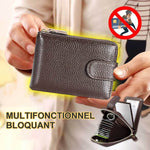 Ciaovie™ Portefeuille de Carte Multifonctionnel