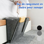 Sac de rangement en feutre pour canapé