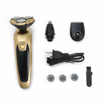 3-en-1 Rasoir Rechargeable Multifonctionnel pour Hommes