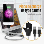 Câble de données de Chargement de Paume variée pour Apple, Android, Type-c