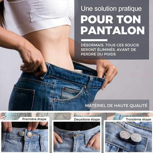 Boutons d'Extension Rétractable pour Pantalon