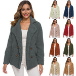 Ciaovie ™ Veste en Peluche pour Femmes en Polaire