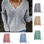 Ciaovie™ Pull Décontracté en Col de V