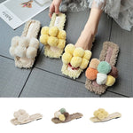 Sandales plates et moelleuses