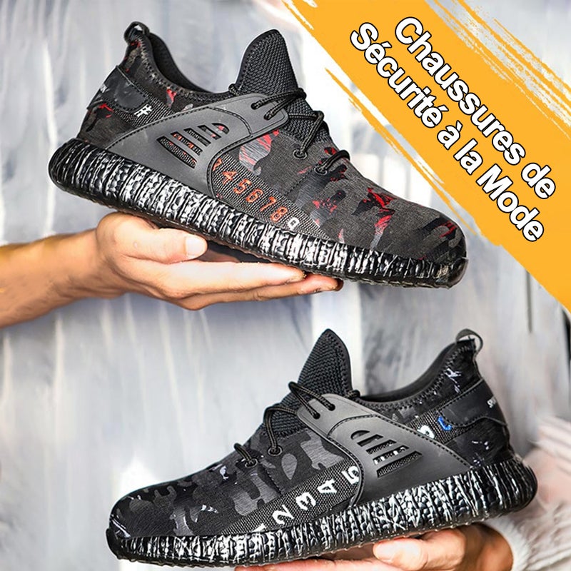 Ciaovie Chaussures de Sécurité Respirantes Camouflées