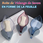 Boîte de Vidange de Savon en Forme de la Feuille