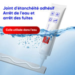 Colle spéciale pour le colmatage de fuites sous l'eau