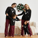 Ciaovie™ Pyjama de Famille de Noël avec Motif de Renne
