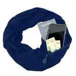 Ciaovie™ Écharpe D'hiver Avec Poche Zippée