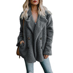Ciaovie ™ Veste en Peluche pour Femmes en Polaire