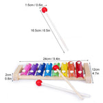 Jouet de Xylophone en Bois Coloré pour Enfants