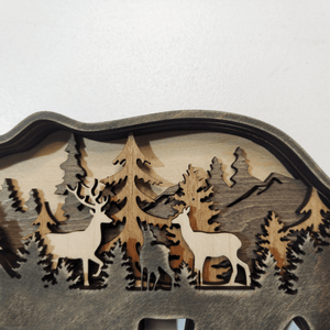 【🎅Vente de Noël anticipée🎅】Décoration d'animaux de la forêt créative de Noël