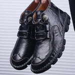 Chaussures décontractées antidérapantes pour hommes cousues à la main