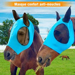 Masque Anti-mouche pour Visage Cheval