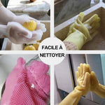 Gants De Lave-Vaisselle En Silicone