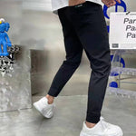 Pantalon cargo skinny multi-poches à haute extensibilité pour hommes