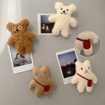 Autocollant de réfrigérateur stéréo 3D ours mignon