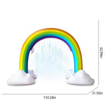 Arc Gonflable D'arc en Ciel de Pulvérisation D'eau